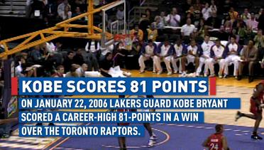 History of Kobe Bryant : Scores 81 Points on NBA 2006