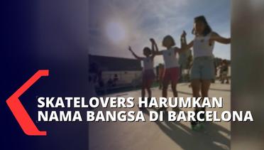 Aksi Ciamik Komunitas Skatelovers asal Indonesia di Ajang Internasional Skate Live Barcelona!
