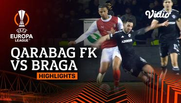Qarabag FK vs Braga - Highlights | UEFA Europa League 2023/24