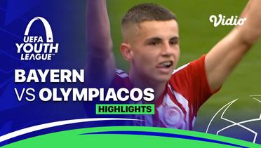 Bayern vs Olympiacos - Highlights | UEFA Youth League 2023/24