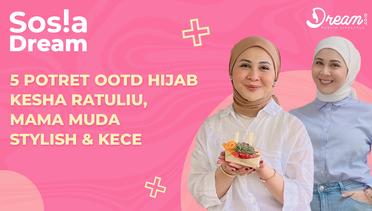 5 Potret OOTD Hijab Kesha Ratuliu, Mama Muda Stylish & Kece