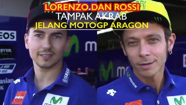 Lorenzo dan Rossi Tampak Akrab Jelang MotoGP Aragon 2016