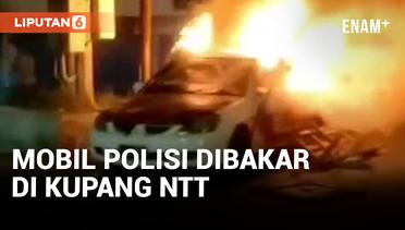 Pertandingan Futsal Rusuh, Mobil Polisi Dibakar
