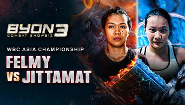 Felmy Sumaehe vs Jittamat Phomta - Full Match | WBC Asia Championship | Byon Combat Showbiz Vol.3