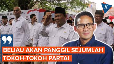 Prabowo Akan Panggil Sejumlah Pimpinan Gerindra