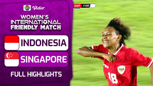 Indonesia VS Singapore - Full Highlights | Women's International Friendly Match