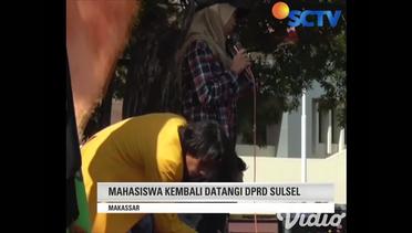 Demonstrasi Mahasiswa Makassar