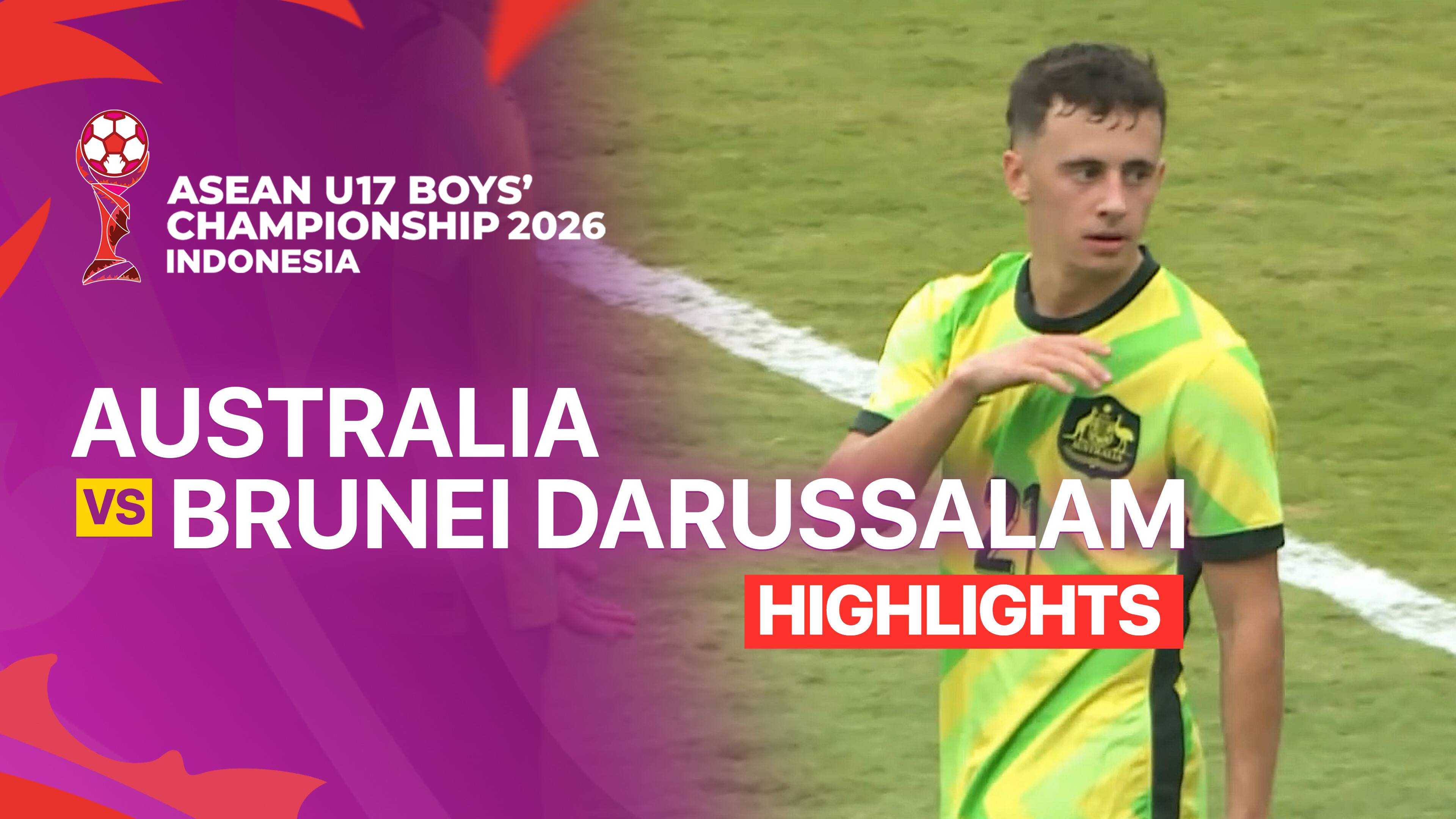 Australia vs Brunei Darussalam