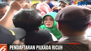 Kericuhan Terjadi Saat Pendaftaran Peserta Pilkada di Jombang - Liputan6 Malam 
