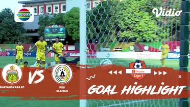 Bhayangkara FC (0) vs (2) PS Sleman - Goal Highlight | Shopee Liga 1