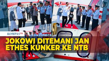Jokowi Ditemani Jan Ethes Kunker ke NTB Tinjau Proyek Smelter di NTB