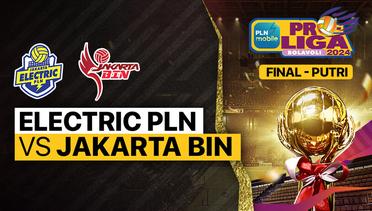 Final - Putri: Jakarta Electric PLN vs Jakarta BIN - Full Match | PLN Mobile Proliga 2024