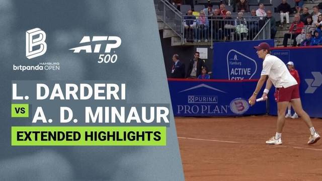 Luciano Darderi vs Alex De Minaur - Extended Highlight | ATP 500: bitpanda Hamburg Open 2026