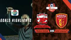 Madura United (5) vs Badak Lampung FC (1) - Goal Highlights | Shopee Liga 1