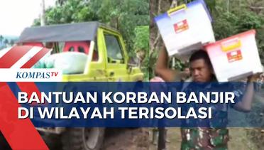 Distribusi Bantuan Korban Banjir ke Wilayah Terisolasi di Pesisir Selatan Butuh Waktu 4 Jam