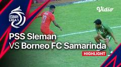 Highlights - PSS Sleman vs Borneo FC Samarinda | BRI Liga 1 2022/23
