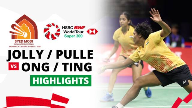 Treesa Jolly/Gayatri Gopichand Pullela (IND) vs Ong Xin Yee/Carmen Ting (MAS) - Women's Doubles Semifinal - Highlight | SYED MODI India International 2025