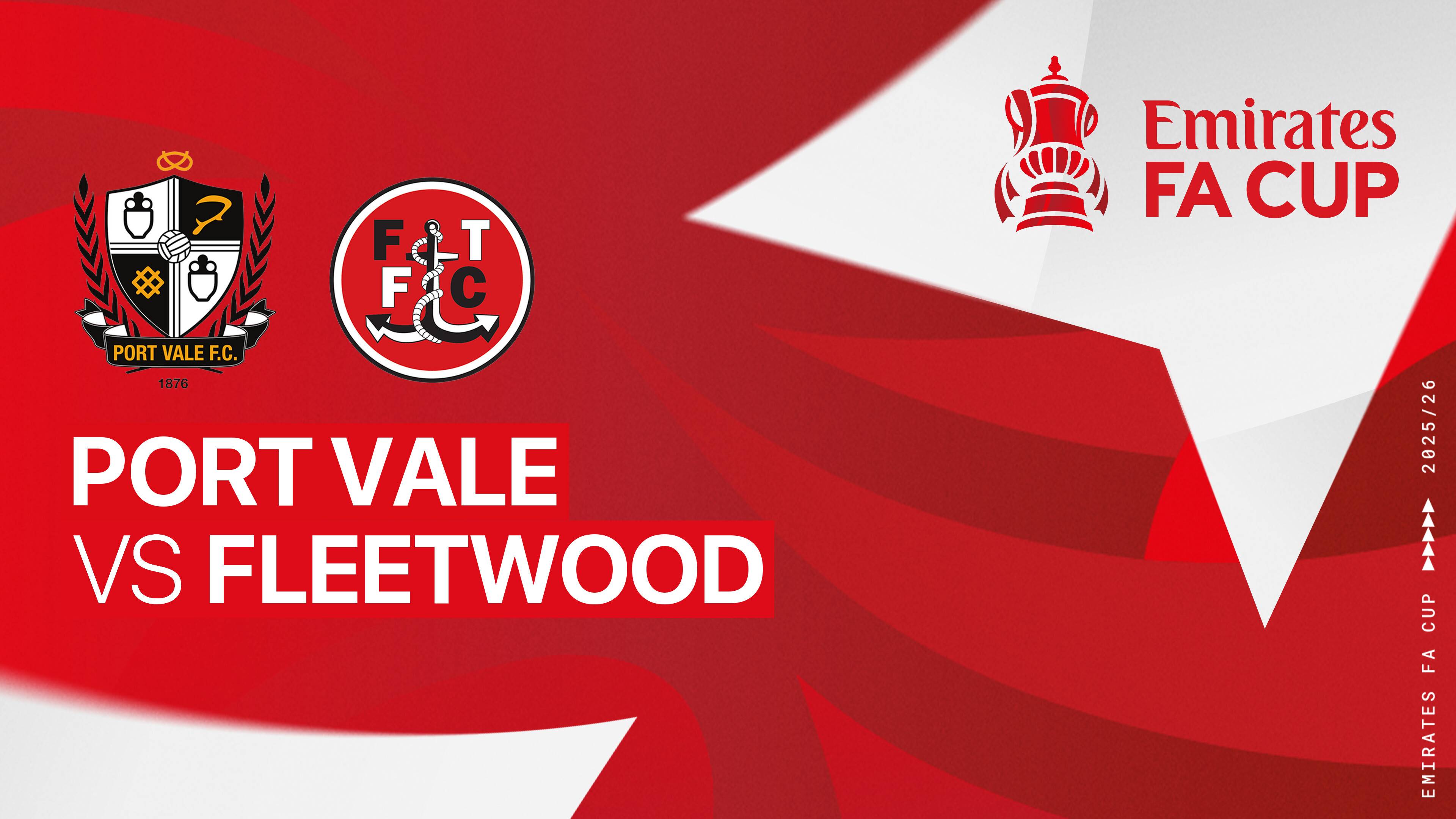 Port Vale FC vs Fleetwood Town FC