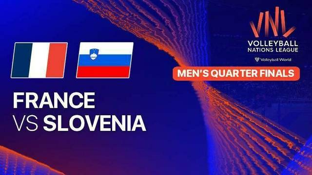 Men: France vs Slovenia - Full Match | Volleyball Nations League 2025