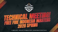 Video Technical Meeting FFIM 2020 Spring!
