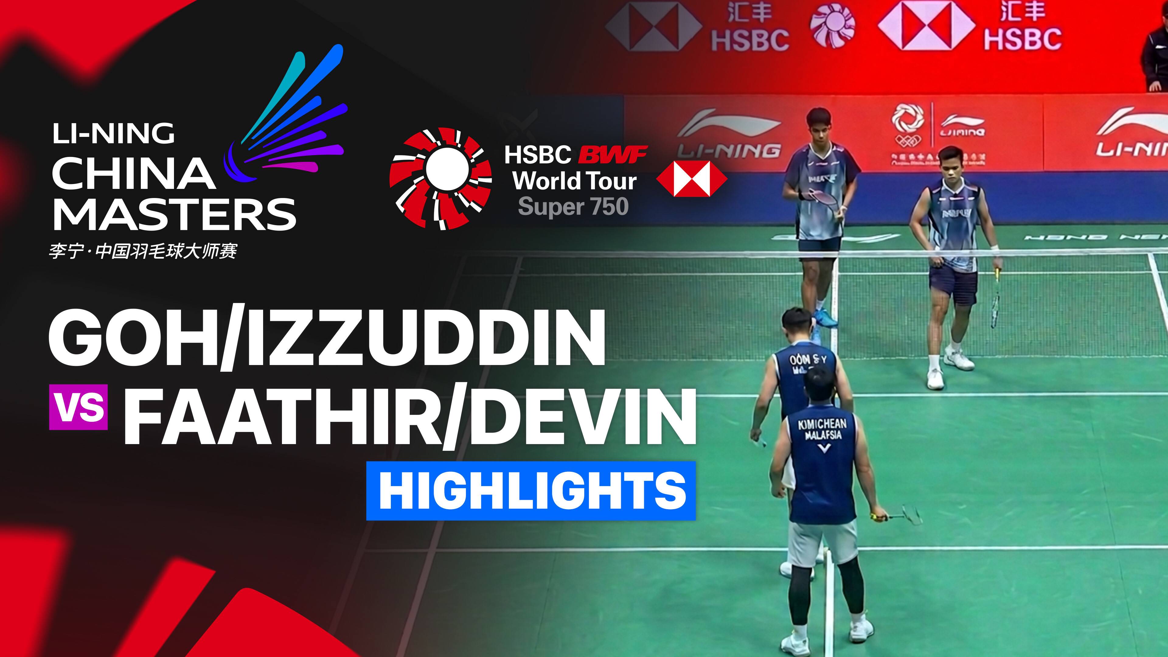 Goh Sze Fei/Nur Izzuddin (MAS) vs Ali Faathir Rayhan/Devin Artha Wahyudi (INA) - Men's Doubles Round of 32 | LI-NING China Masters 2026