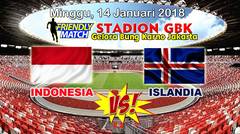 Akhirnya.. Laga Timnas Indonesia vs Islandia di Stadion GBK Jakarta