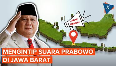 Suara Prabowo di Jawa Barat Tergerus Ridwan Kamil