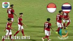 Indonesia (1) vs (1) Thailand - Full Highlights | AFF U-16 Championship 2018