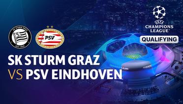 SK Sturm Graz vs PSV Eindhoven - Full Match | Champions League Qualifying 2023/24