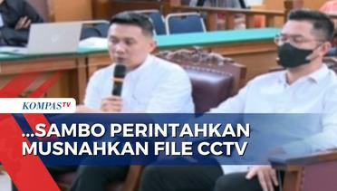 Cerita soal Perintah Sambo untuk Hapus File CCTV, Chuck Putranto: Bang Arif Datang Mukanya Berkerut