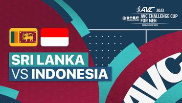 Full Match | Sri Lanka vs Indonesia| AVC Challenge Cup for Men 2023