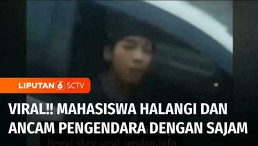 Mahasiswa di Tangerang Diamankan Polisi, Diduga Halangi dan Ancam Pengguna Jalan Tol | Liputan 6