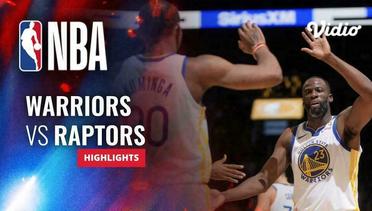 Golden State Warriors vs Toronto Raptors - Highlights | NBA Regular Season 2023/24