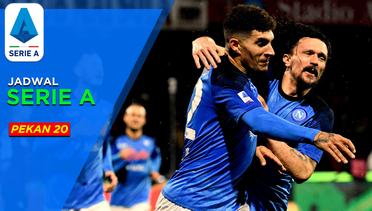 Jadwal Liga Italia Pekan 20, AS Roma Tantang Pemuncak Klasemen Napoli