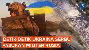 Detik-detik Ukraina Serang Pasukan Militer Rusia