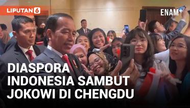 Presiden Jokowi Diajak WNI di Chengdu Foto Bareng Setiba di Penginapan