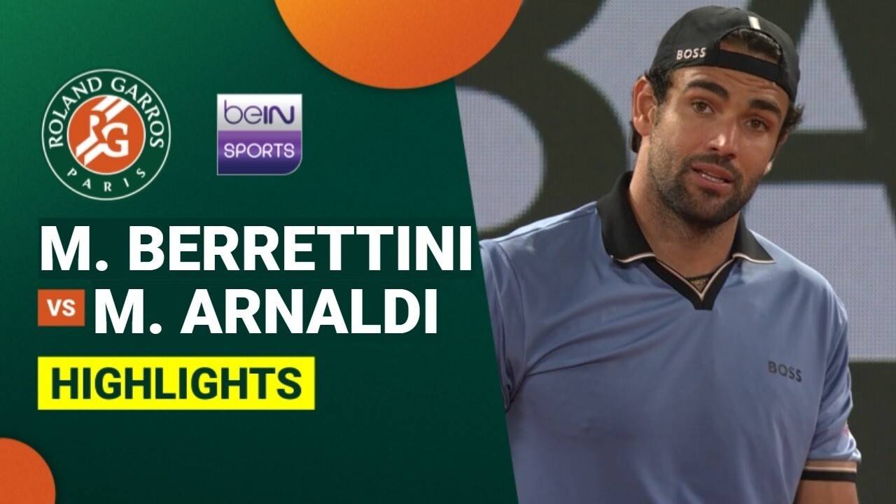 Matteo Berrettini vs Matteo Arnaldi - Men's Singles Quarterfinals | Roland Garros 2026