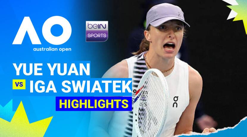 Yue Yuan (CHN) vs Iga Swiatek (POL) - Women's Singles Round 1 | Australian Open 2026