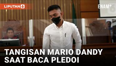 Mario Dandy Nangis Baca Pledoi di PN Jakarta Selatan