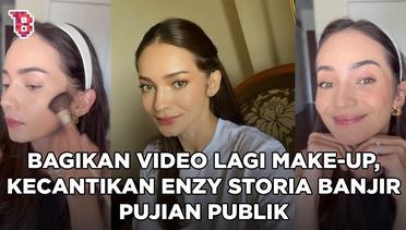 Enzy Storia bikin konten Make Up di Amerika, netizen puji aura cantiknya usai menikah