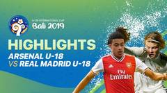 Match Highlights : Real Madrid CF U20 2 vs 1 Arsenal U20 | U-20 International Cup Bali 2019