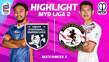 Highlight Hefa FS VS Anak Rantau FC MYD Liga 2 Bandung Premier League.
