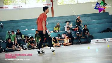 Inline Skate Classic Slalom oleh Sofyan Arief dari Klub Sepatu Roda Sangkuriang Bandung
