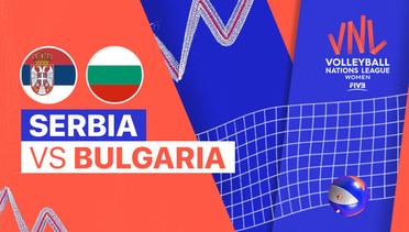 Full Match | Serbia vs Bulgaria | Women's Volleyball Nations League 2022