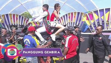 Wow Menakjubkan! Ibu Siti Atraksi Angkat Motor Dinaikin Jirayut & Rara - PANGGUNG GEMBIRA