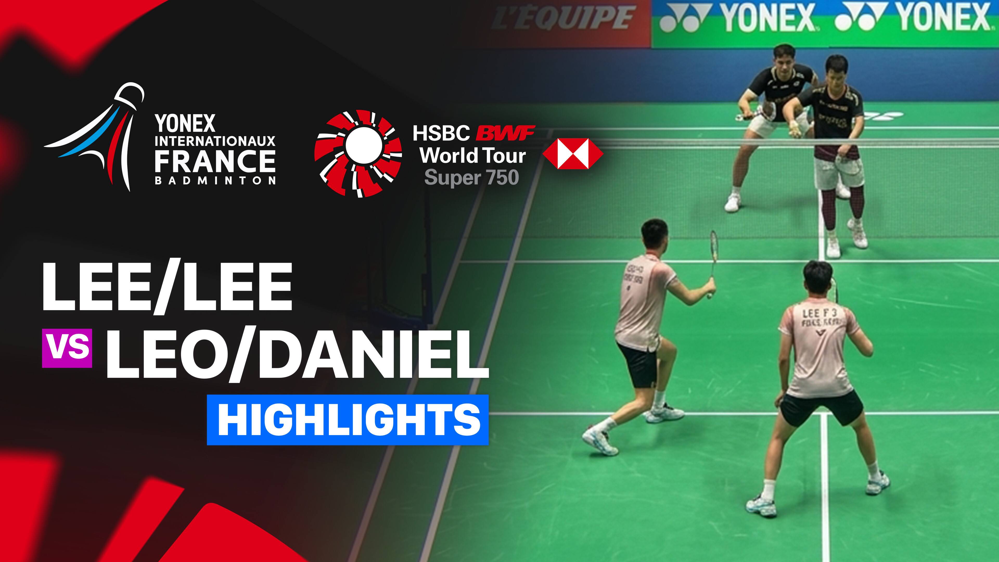 Fang-Chih Lee/Fang-Jen Lee (TPE) vs Leo Rolly Carnando/Daniel Marthin (INA) - Men's Doubles Round of 32 | YONEX French Open 2026