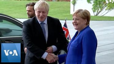 German Chancellor Merkel Welcomes British Prime Minister Johnson to Discuss Brexit Deal