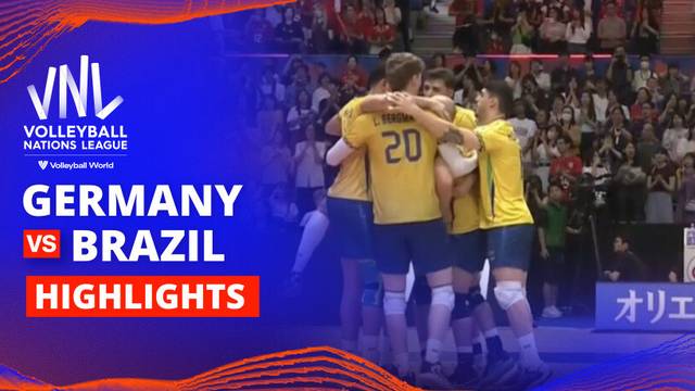 Men: Germany vs Brazil - Highlight | Volleyball Nations League 2025
