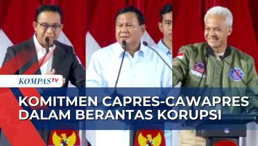 Anies, Prabowo, dan Ganjar Paparkan Komitmen Pemberantasan Korupsi di Acara PAKU Integritas