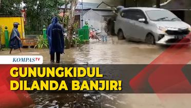 Akibat Hujan Deras, Daerah Gunungkidul Dilanda Banjir